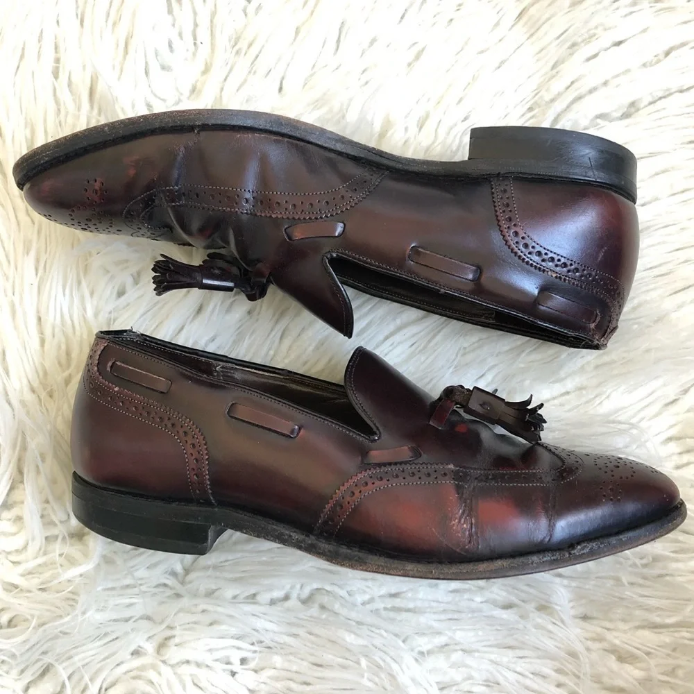 Johnston & Murphy Wingtip Oxblood Brogue Oxfords